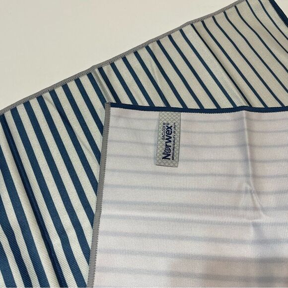 Norwex Window Cloth Blue Stripe NWOT - Picture 2 of 9